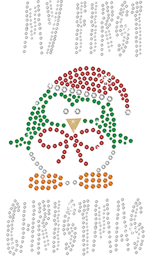 My First Christmas Penguin premium rhinestones Christmas Collection design. Many apparel options! Colors: red, green, white & black
